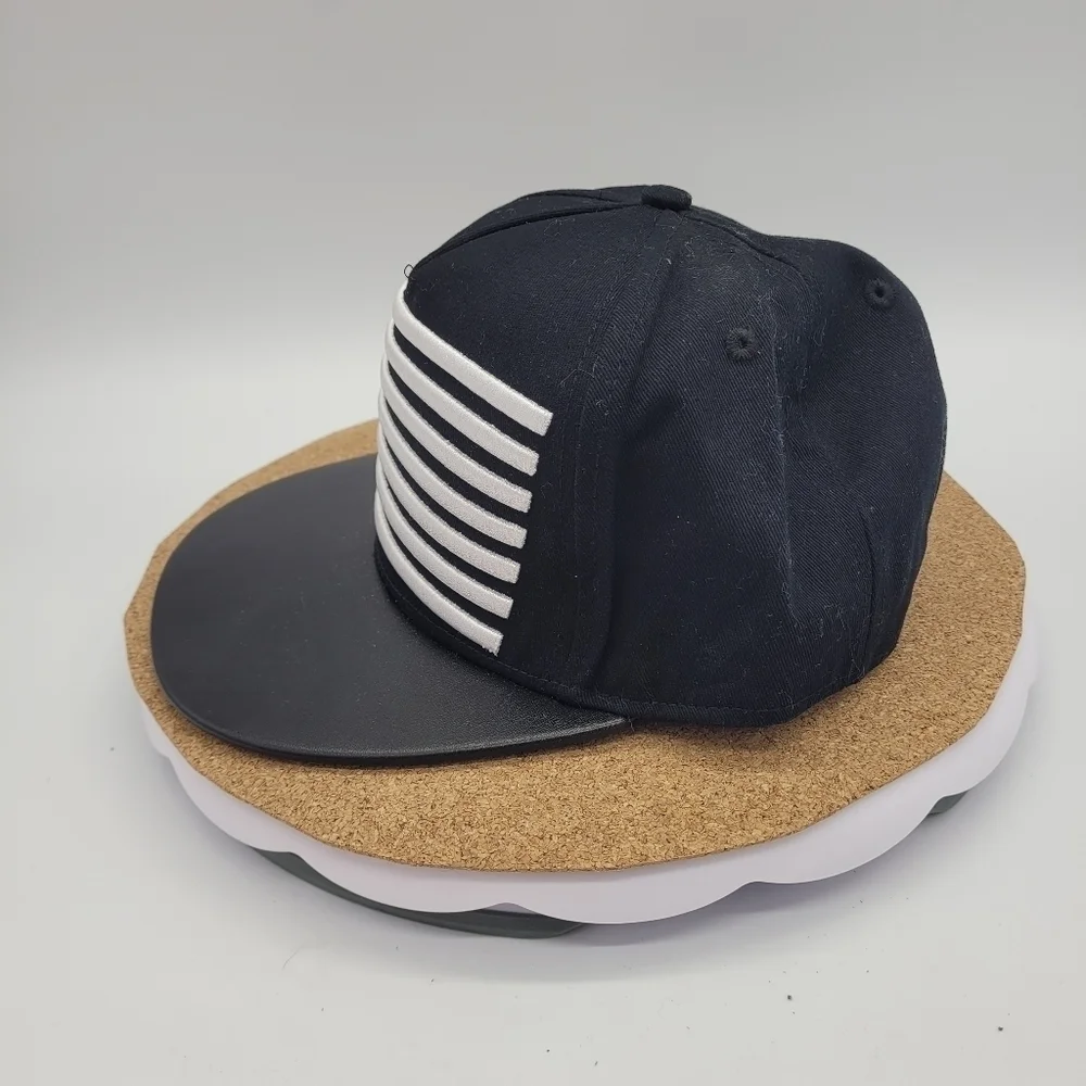 BETSY ROSS FLAG SNAPBACK HAT BLACK 1776 NEW